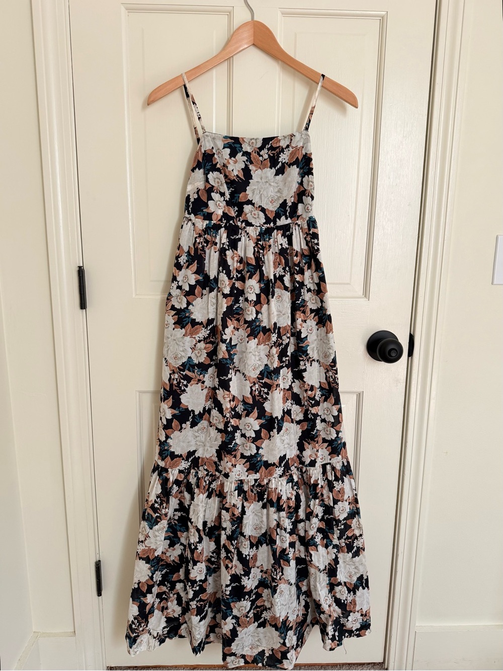 Abercrombie & Fitch Maxi Floral Sundress with Spaghetti Straps